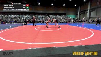 120 lbs Consi Of 8 #2 - Simon Boyer, Timpanogos Wrestling vs Adden Jarman, Mat Monsters