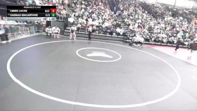 5A 115 lbs Quarterfinal - Libbie Locke, Wasatch vs Hannah MacArthur, Clearfield