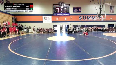 82 lbs Semis (4 Team) - Lincoln Conley, Dupont Hadley Middle School vs Destin Sutherland, Burns Middle School