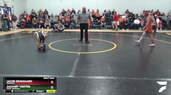 JV-2 lbs Round 2 - Jacob Grangaard, Waukon vs Zachary Vawter, West Marshall