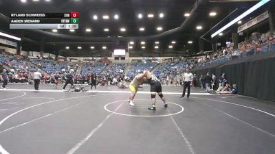 285 lbs Cons. Round 3 - Aaden Menard, Fort Hays Tech Northwest vs Ryland Schweiss, University Of Saint Mary (KS)