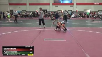 65 lbs Cons. Round 1 - Colsen Moore, Ironclad Wrestling Club vs Aleksan Flores, Skull & Crossbones Wrestling C