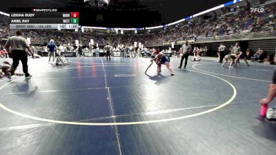 125 lbs Round Of 32 - Leigha Rudy, Manheim Township vs Ariel Ray, Wattsburg
