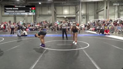 170 lbs Cons. Round 2 - Aubriana Williamson, Greater Heights vs Elayna Evans, Team Haysville