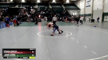 119 lbs Round 2 (8 Team) - Jaxon Ayres, Midwest Destroyers vs Ethan Cowley, Black Fox Wrestling Team 2