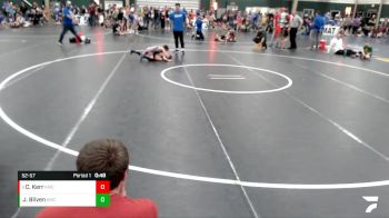 52-57 lbs Cons. Semi - Colt Kerr, Bryan Youth Wrestling Club vs Jayden Bliven, Lexington Middle School