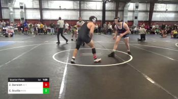 189 lbs Quarterfinal - Zakaria Darwish, DC Trained vs Connor Scuilla, RedNose
