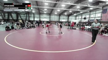 132 lbs Round 7 (8 Team) - Logan Gunderson, Bear River vs Styles Davis, Hurricane
