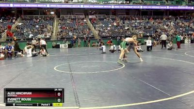 2A 165 lbs Champ. Round 1 - Everett Rouse, North Lenoir vs Alex Hinchman, Seaforth