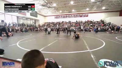 67 lbs Quarterfinal - Homer Thompson II, Team Of Hard Knox vs Cutter Bledsoe, Woodland Wrestling Club