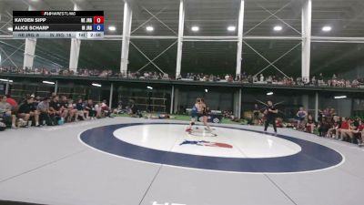 140 lbs Kayden Sipp, Nebraska J vs Alice Scharp, Indiana