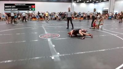 90 lbs Champ. Round 1 - Jagger Bryant, Prime Wrestling vs Maisyn Lott, Bison Takedown Club