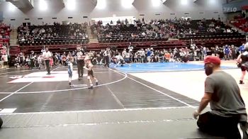 52 lbs Quarterfinal - Grayson Varnell, Claremore Wrestling Club vs Kyler Douglas, Genesis Wrestling