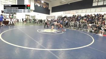 126 lbs Champ. Round 2 - Cole Ard, Vista vs Hunter Besnatte, Chaparral
