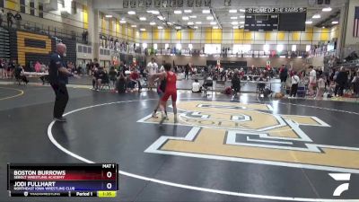 86 lbs Round 3 - Boston Burrows, Sebolt Wrestling Academy vs Jodi Fullhart, Northeast Iowa Wrestling Club