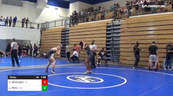 152 lbs Quarterfinal - Zachary-Daniel McKnight, Liberty Wrestling Club vs Joseph Metz, Compound