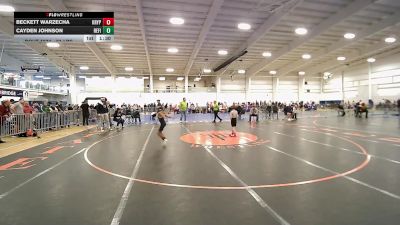 61 lbs Round Of 16 - Beckett Warzecha, Kryptonite Wrestling Klub vs Cayden Johnson, Refinery WC