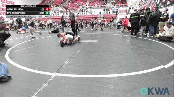61 lbs Consi Of 4 - Kody Allison, Lexington Wrestling Club vs Tye Thompson, D3 Wrestling Cluib