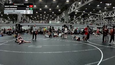 98 lbs Round 7 (8 Team) - Haley Hoffman, Wrecking Crew Blue vs Logan Munsch, Prime WC White