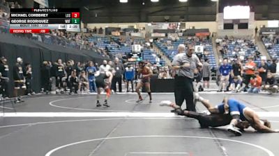 133 lbs Champ. Round 2 - George Rodriguez, Wayland Baptist (Texas) vs Michael Corbbrey, Labette Community College