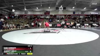 197 lbs Champ. Round 3 - Garrett Wells, Central Oklahoma vs Sage Harrison, Western Colorado