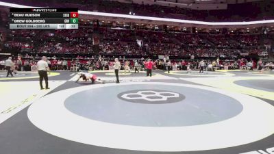 285 lbs Cons. Quarters - Drew Goldberg, Cal. River Valley vs Beau Hudson, Steubenville