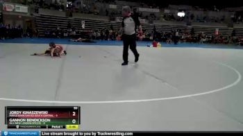 50 lbs Semis & 1st Wrestleback (8 Team) - Jordy Ignaszewski, Maple River/United South Central vs Gannon Bendickson, NLS (New London/Spicer)