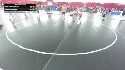 157 lbs Round 2 (8 Team) - Brock Kinsman, Reedsburg vs Zander Bayer, Weyauwega-Fremont