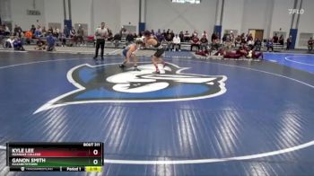 174 lbs 1st Place Match - Ganon Smith, Elizabethtown vs Kyle Lee, Roanoke College