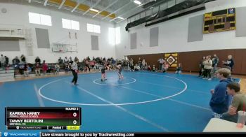 126-132 lbs Round 2 - Kaprina Haney, Powell Middle School vs Tawny Bertolini, Greybull MS