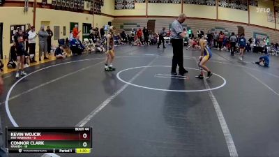 76 lbs Round 9 (10 Team) - Connor Clark, Kraken vs Kevin Wojcik, Mat Warriors