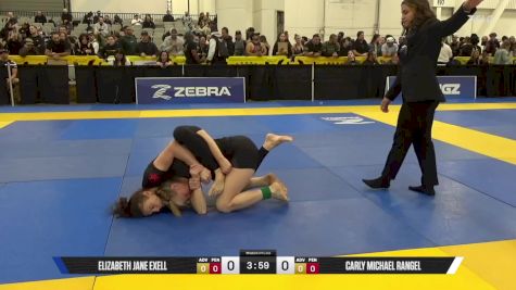 Carly Michael Rangel vs Elizabeth Jane Exell 2025 World IBJJF Jiu-Jitsu No-Gi Championship