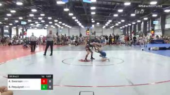 75 lbs Prelims - Augustus Swanson, Young Guns White vs Bryce Pequignot, Buffalo Valley Wrestling Club