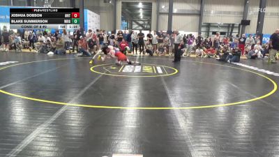 130 lbs Consi Of 8 #2 - Joshua Dobson, Anita vs Blake Summerson, Wrightsville