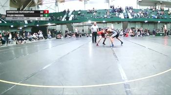 165 lbs Cons. Round 2 - Christian Rutherford, Davidson vs Tyler Pressel, GVSU