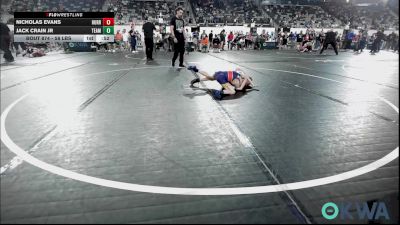58 lbs 7th Place - Nicholas Evans, Hurricane Wrestling Academy vs Jack Crain Jr, Team Tulsa Wrestling Club