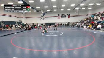 125 lbs 13th Place Match - Fiona Flynn, Cedar Park vs Alessandra Amezaga, El Paso Franklin