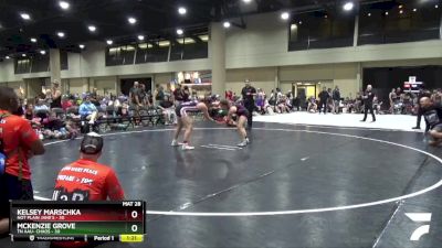 140 lbs Round 3 (6 Team) - Kelsey Marschka, Not Plain Jane`s vs McKenzie Grove, TN AAU- Chaos