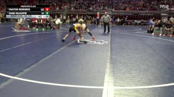 2A-120 lbs Champ. Round 2 - Zane Gillespie, Iowa Falls-Alden vs Paxton Redenius, Clarion-Goldfield-Dows