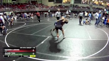 85 lbs Cons. Round 1 - Oliver Tasa, Humphrey Saint Francis Flyers vs Madden Lueking, 2TG