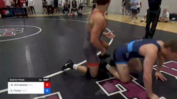 86 kg Quarterfinal - Neil Antrassian, Cavalier Wrestling Club vs Samuel Fisher, Southeast Regional Training Center, Inc