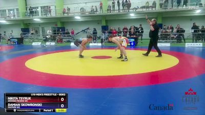 80kg Champ. Round 2 - Nikita Tsyruk, Grande Prairie WC vs Damian Skowronski, Matmen WC