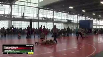 56 lbs Cons. Semi - Paul Bagwell Iii, Foundation Wrestling vs Liam Oliver, The Storm Wrestling Center