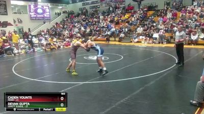 165 lbs 4th Wrestleback (16 Team) - Devan Gupta, Lovett School vs Caden Younts, Perry