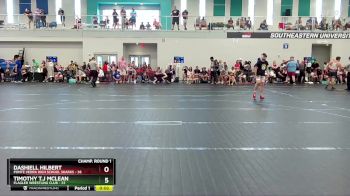 120 lbs Champ. Round 1 - Timothy T.j McLean, Flagler Wrestling Club vs Dashiell Hilbert, Ponte Vedra High School Sharks