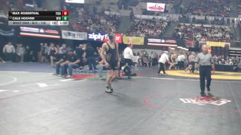 Cons. Round 3 - Max Rosenthal, Florence-Carlton vs Cale Hoover, Whitehall/Harrison