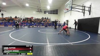 120 lbs Champ. Round 3 - Jonathan Jimenez, Caruthers vs Jonel Hutton, Oxnard