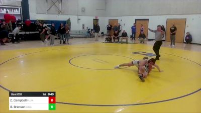 160 lbs Consy-1 - Charlie Campbell, Plum vs Bradan Bronson, Greater Latrobe