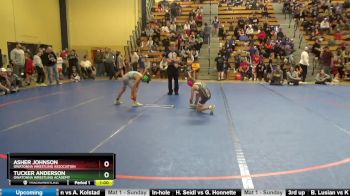 70 10U Quarterfinal - Asher Johnson, Owatonna Wrestling Association vs Tucker Anderson, Owatonna Wrestling Academy