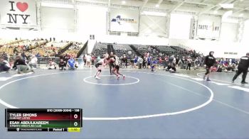 138 lbs Cons. Round 4 - Tyler Simons, Club Not Listed vs Esah AbdulKareem, 5 Points Wrestling Club